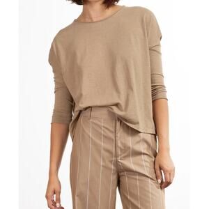 NWT Pharaoh Collection Tommy Boxy Tee in Supima Slub Size 0/X-Small